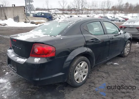 2014 Dodge Avenger Se из США, поврежденный, VIN 1C3CDZABXEN112891